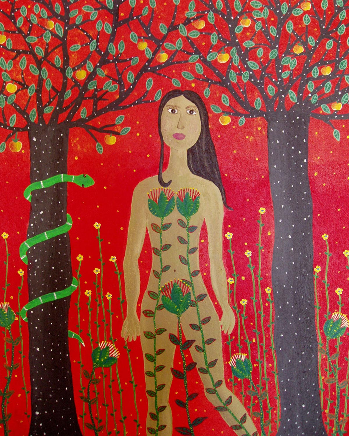 Eva, SOLD, 40 x 50, acrylic on canvas board