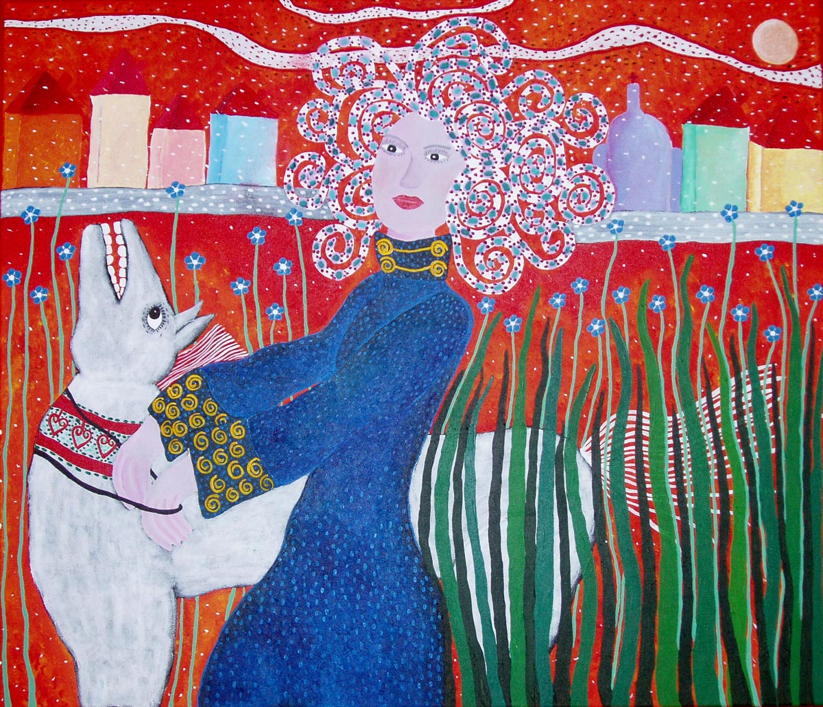 Magic helper, SOLD, 60 x 70, acrylic on canvas