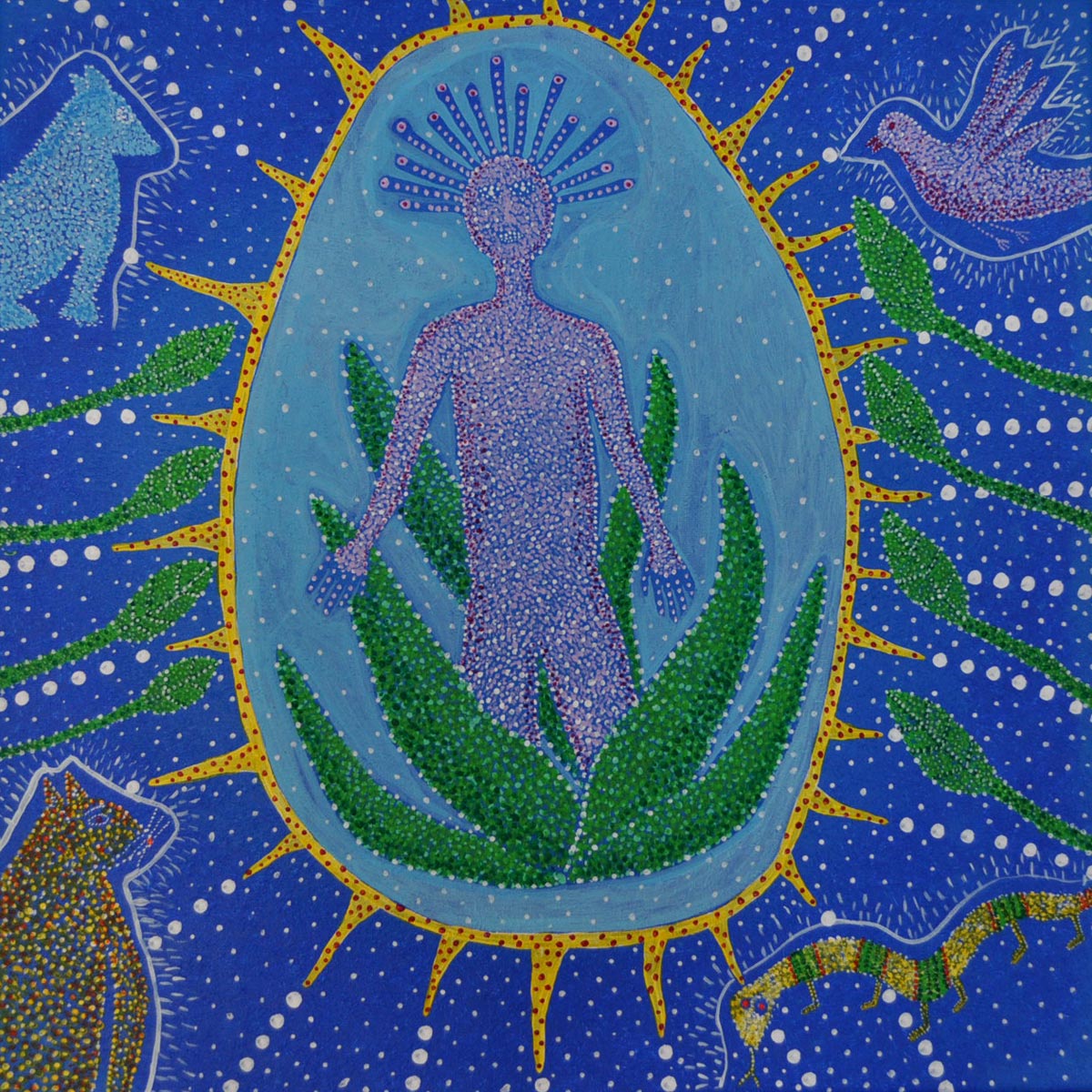 Metamorphosis, SOLD, 40 x40 cm, Acrlylic on canvas