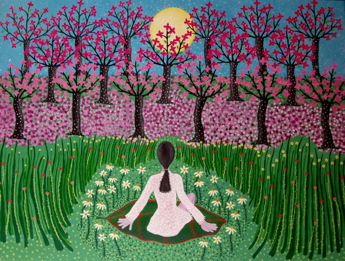 Orchard, SOLD, 60 x 80, acrylic on canvas