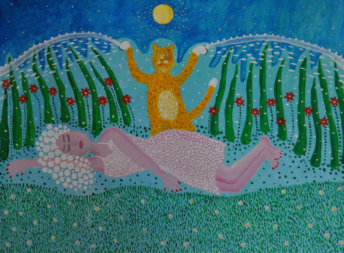Seansa, SOLD, 30 x 40 cm, Acrylic on canvas